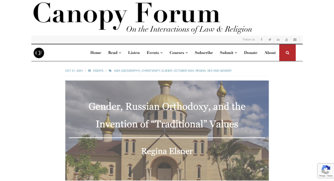 screenshot of Canopy Forum