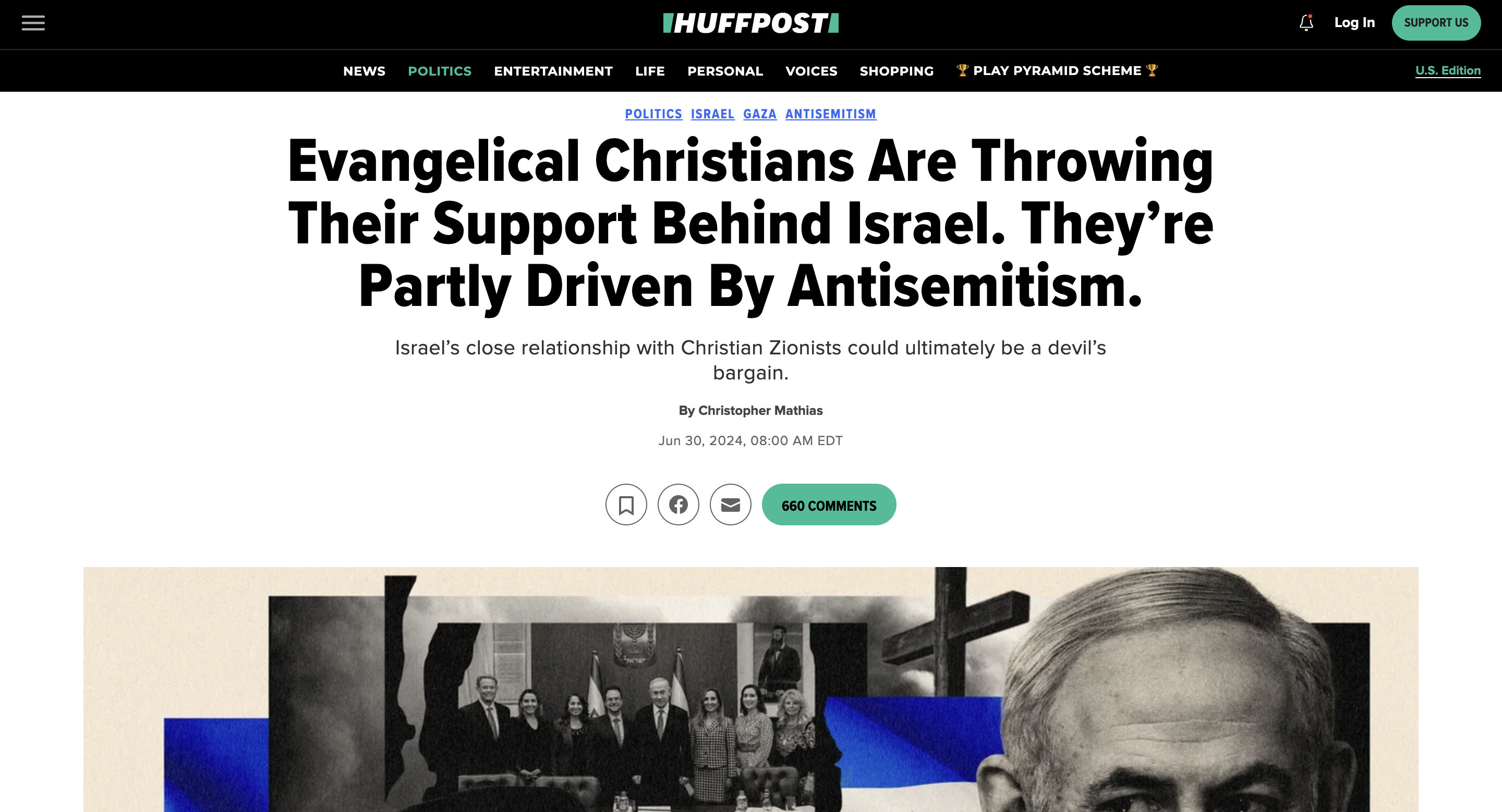 screenshot of HuffPost