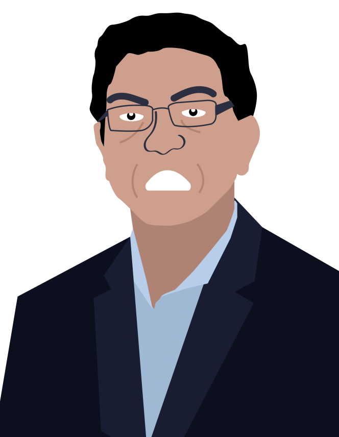 an illustration of Rajiv Pandit