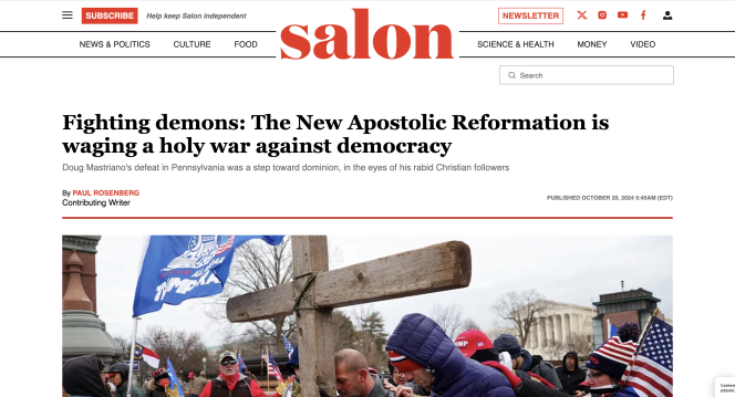 screenshot of Salon