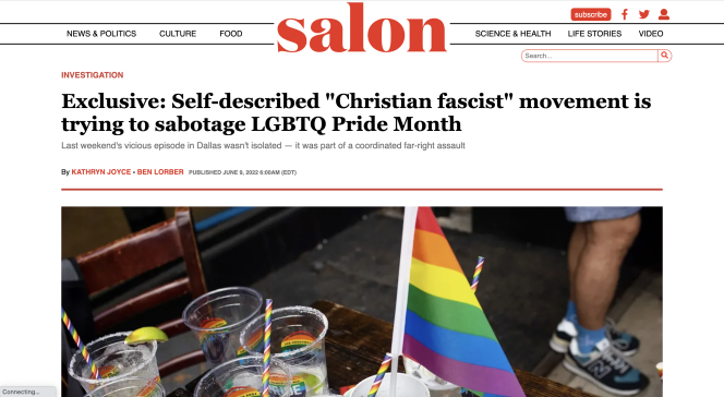 A screenshot of Salon