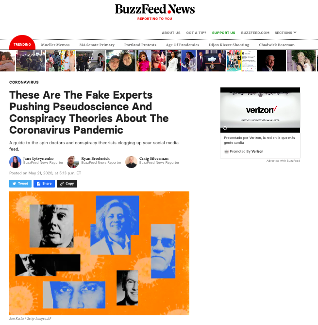 Screenshot Buzzfeed News