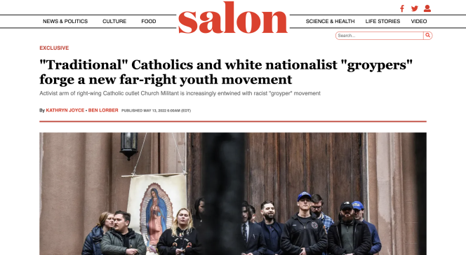 screenshot of Salon