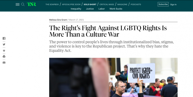 screenshot of The new republic