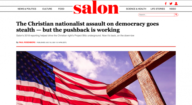 A screenshot of Salon