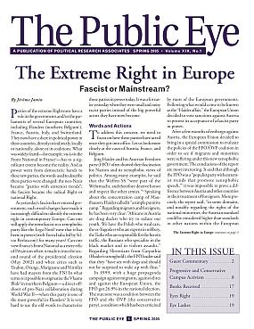 The Public Eye, Spring 2005 cover