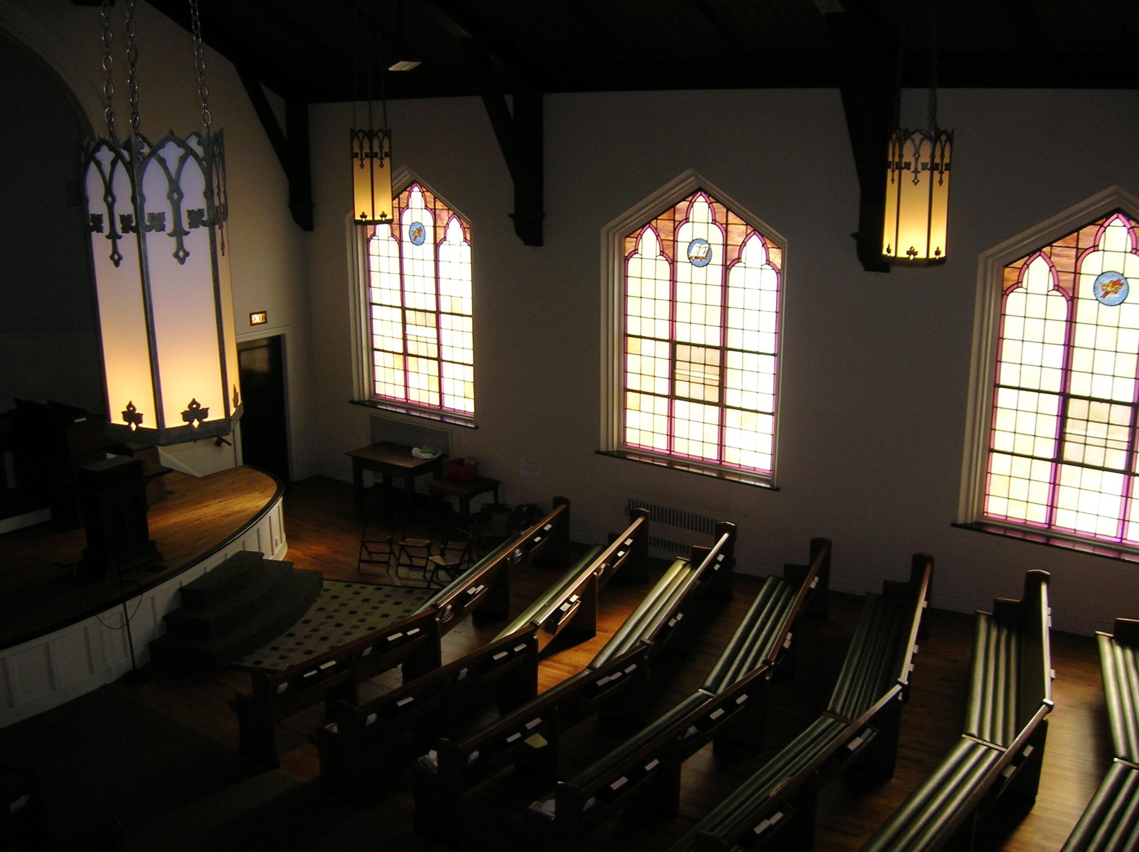 Empty church.